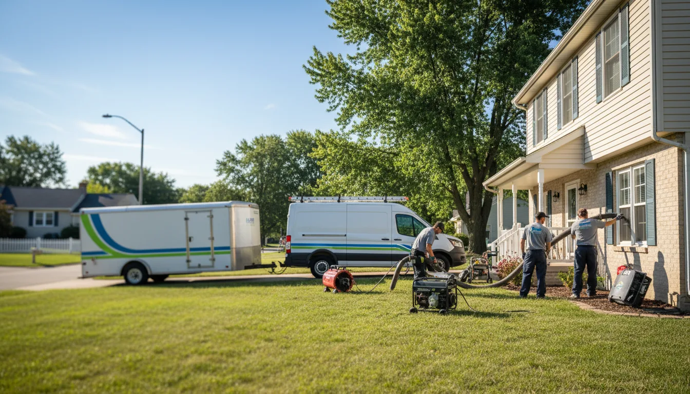 Flooded Basement Restoration And Cleanup With Repair in Saint Helen, MI near me